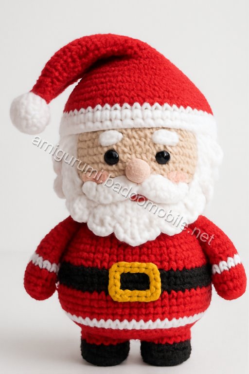 Amigurumi Santa Candy Bowl Free Pattern