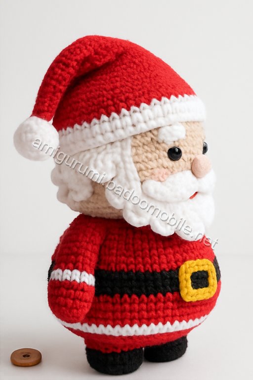 Amigurumi Santa Candy Bowl Free Pattern