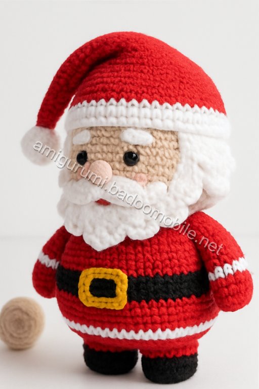 Amigurumi Santa Candy Bowl Free Pattern