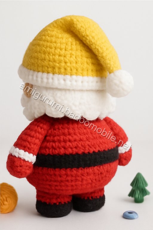Amigurumi Santa Candy Bowl Free Pattern