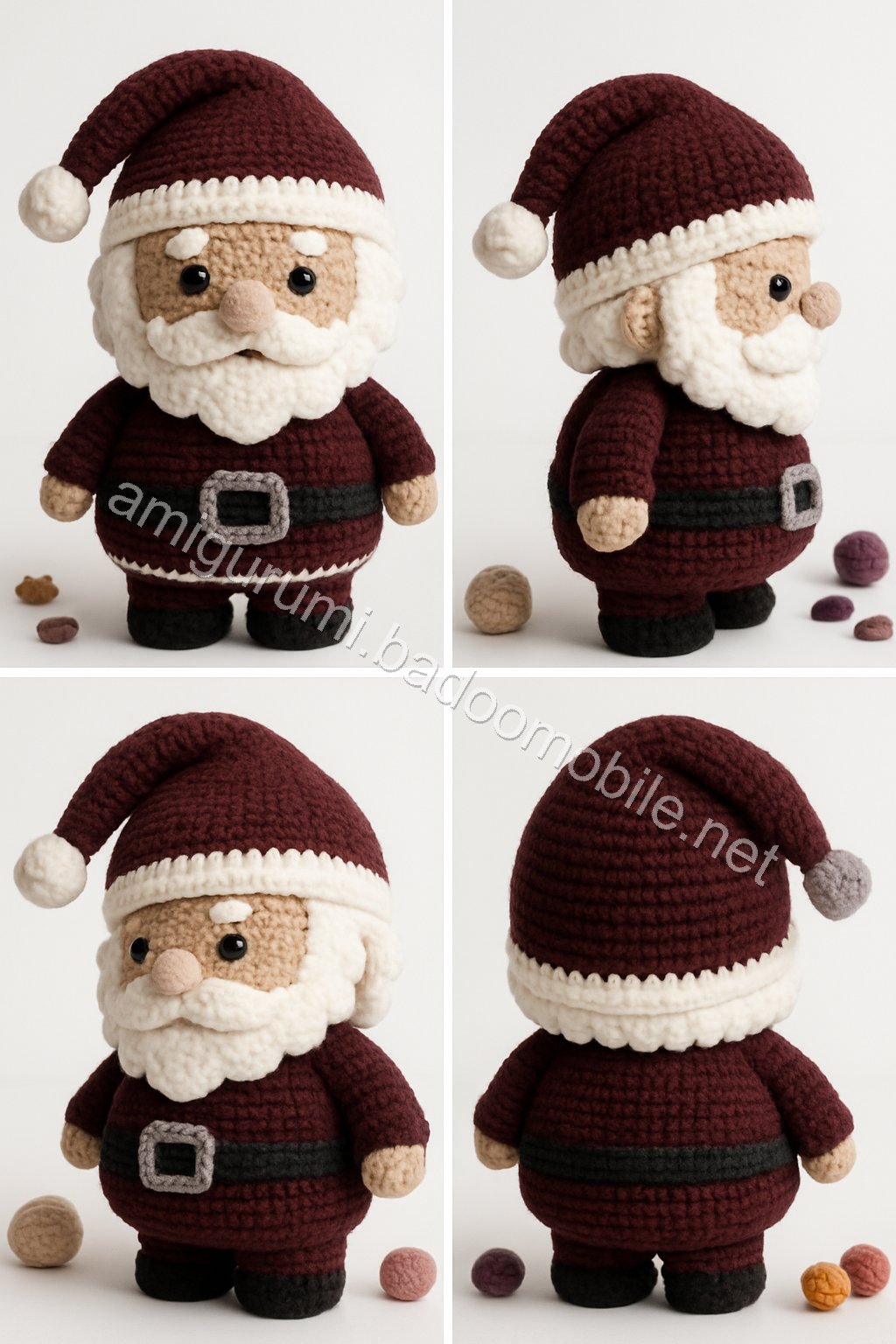 Amigurumi Santa Candy Bowl Free Pattern
