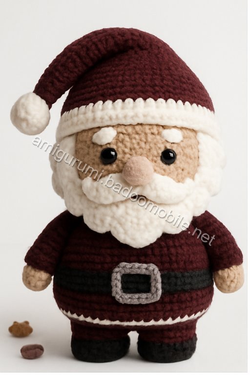 Amigurumi Santa Candy Bowl Free Pattern