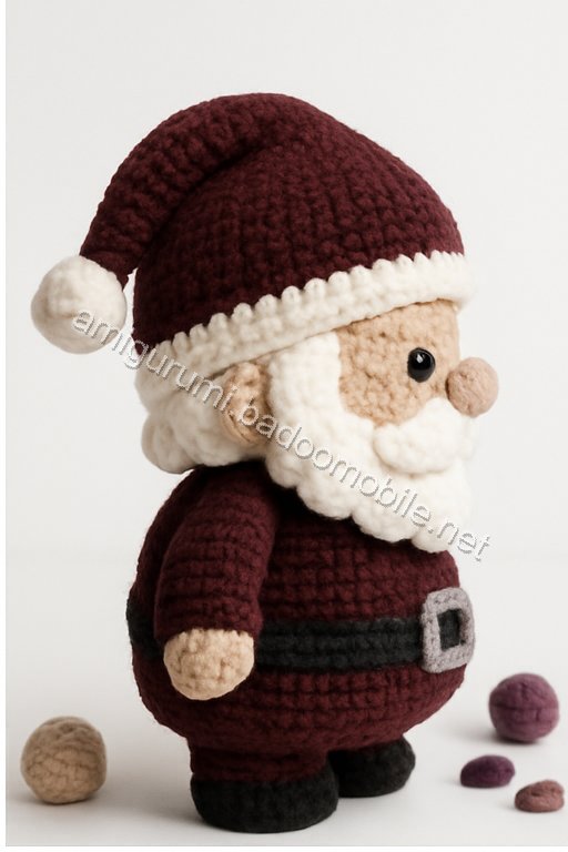 Amigurumi Santa Candy Bowl Free Pattern