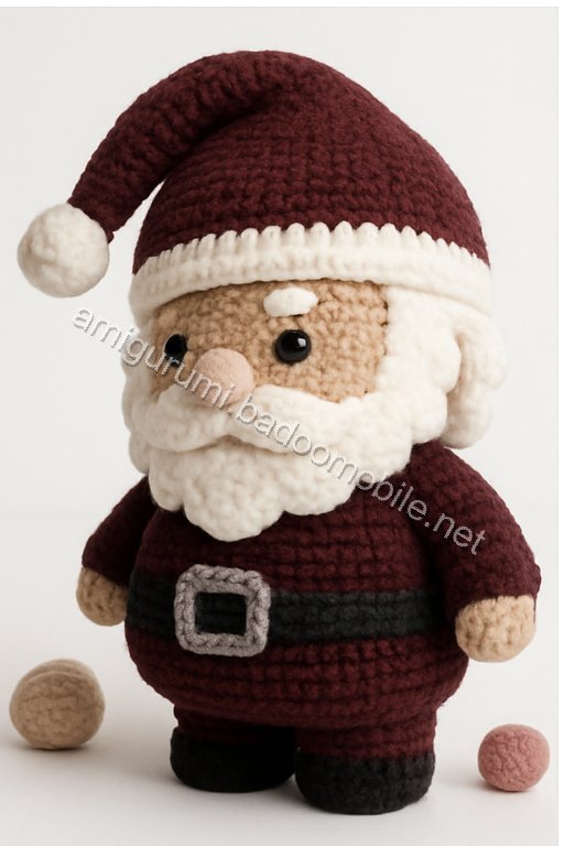 Amigurumi Santa Candy Bowl Free Pattern