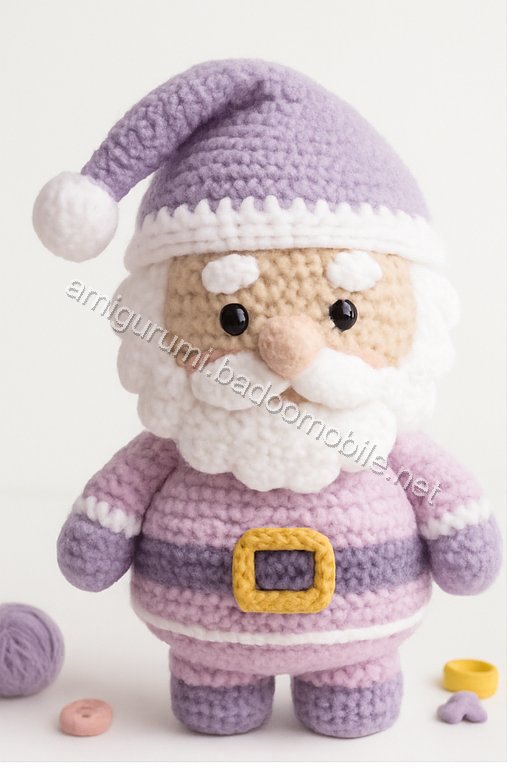 Amigurumi Santa Candy Bowl Free Pattern