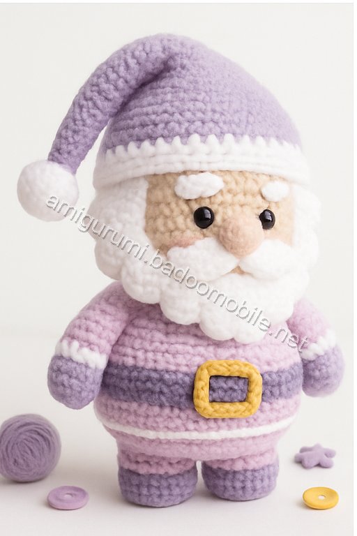Amigurumi Santa Candy Bowl Free Pattern