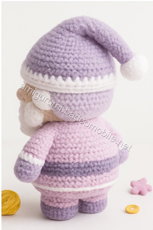 Amigurumi Santa Candy Bowl Free Pattern