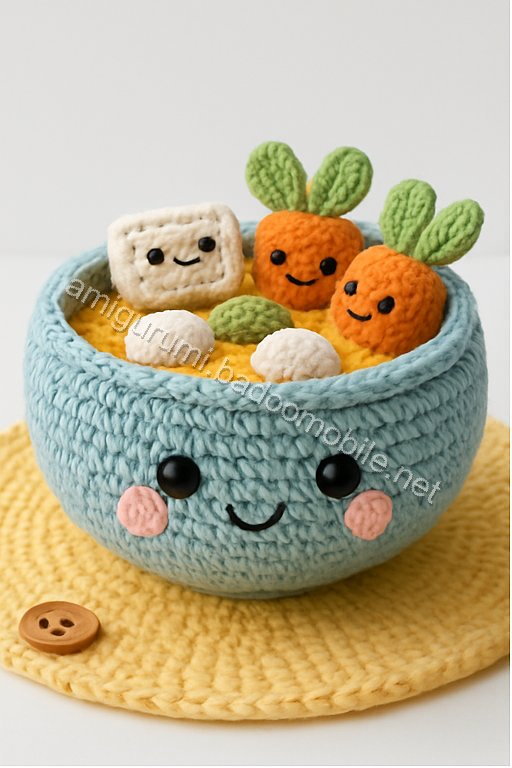 Amigurumi Soup Bowl Free Pattern