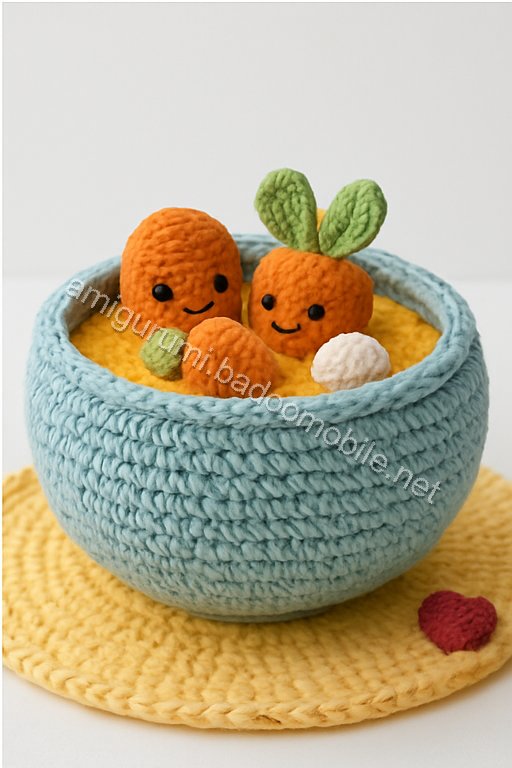 Amigurumi Soup Bowl Free Pattern