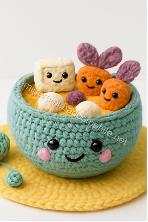 Amigurumi Soup Bowl Free Pattern