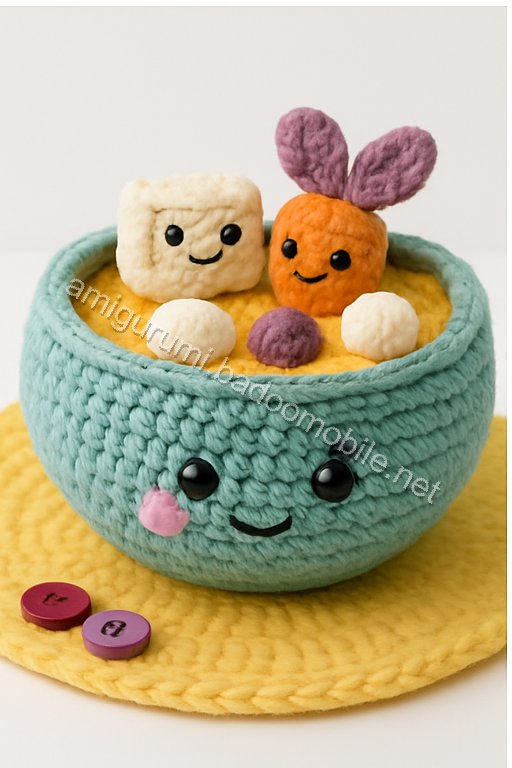 Amigurumi Soup Bowl Free Pattern