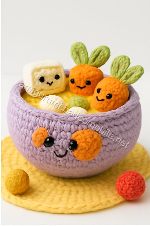 Amigurumi Soup Bowl Free Pattern