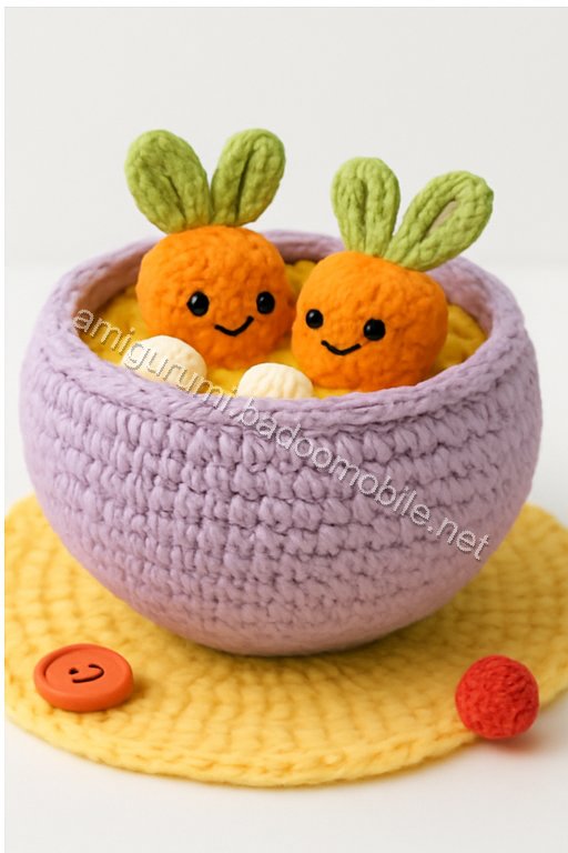 Amigurumi Soup Bowl Free Pattern