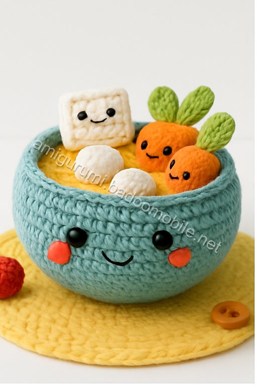 Amigurumi Soup Bowl Free Pattern