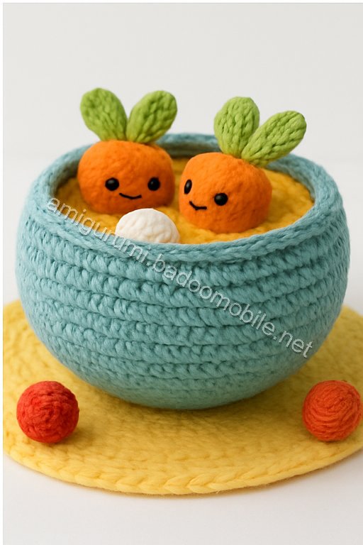 Amigurumi Soup Bowl Free Pattern
