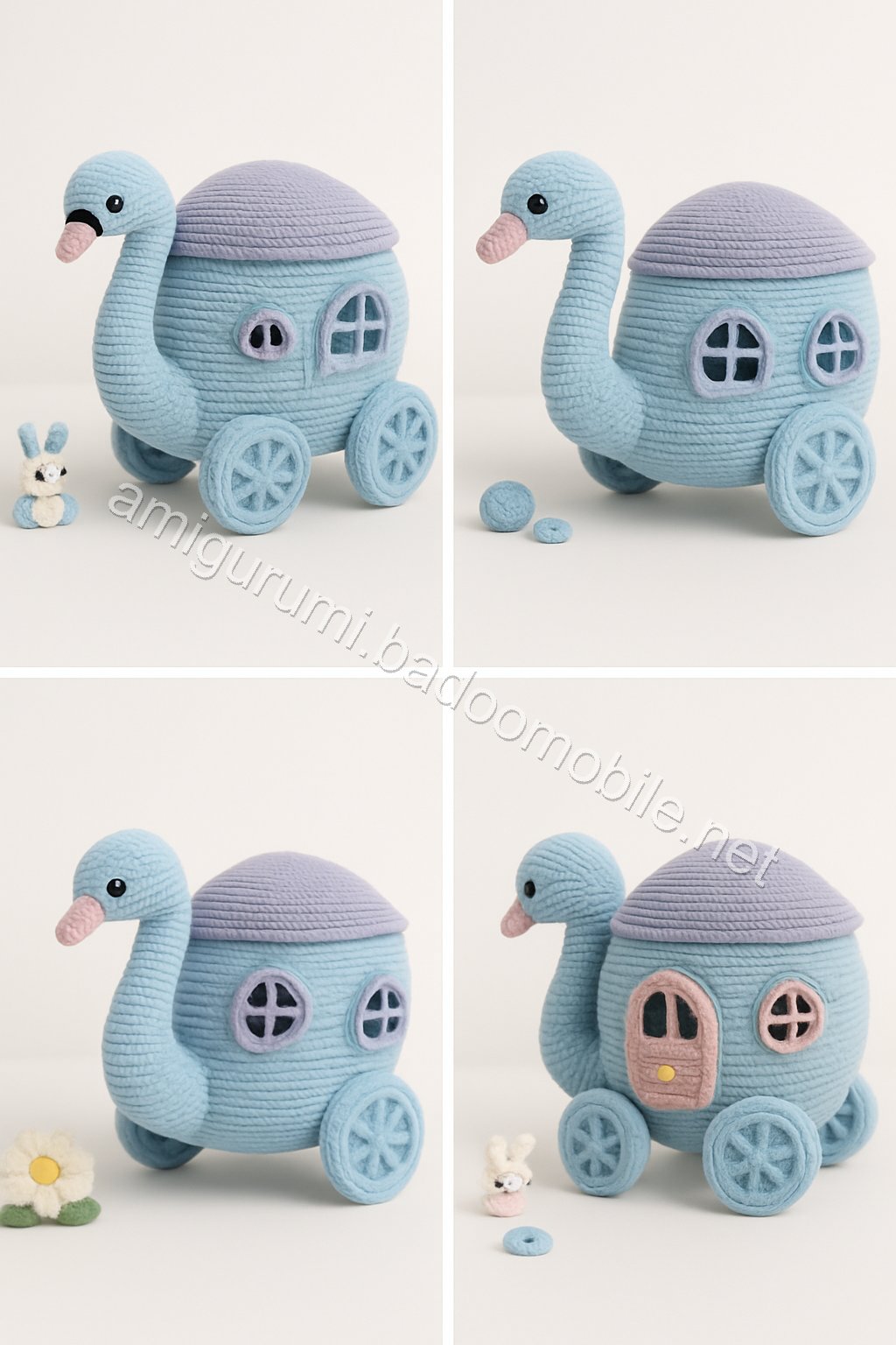 Amigurumi Swan Carriage Free Pattern