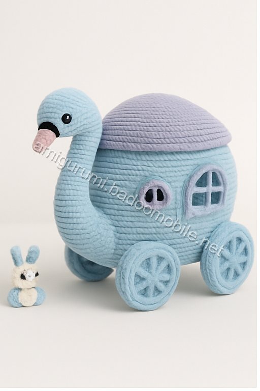 Amigurumi Swan Carriage Free Pattern