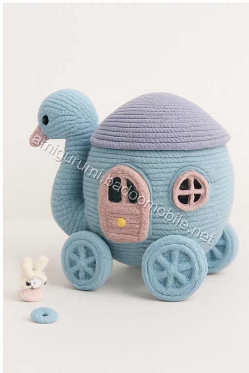 Amigurumi Swan Carriage Free Pattern