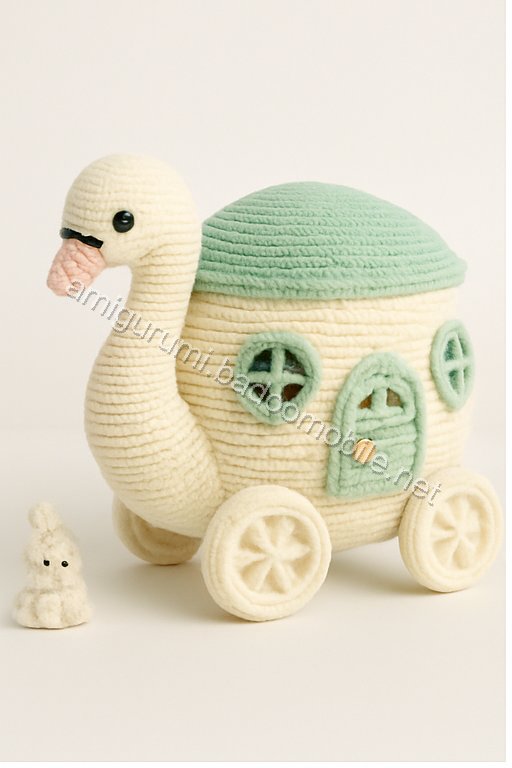 Amigurumi Swan Carriage Free Pattern