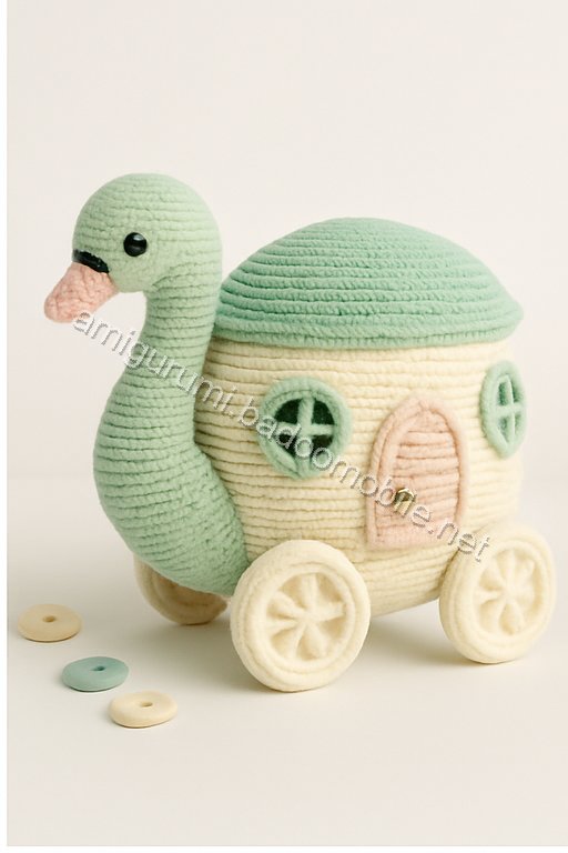 Amigurumi Swan Carriage Free Pattern