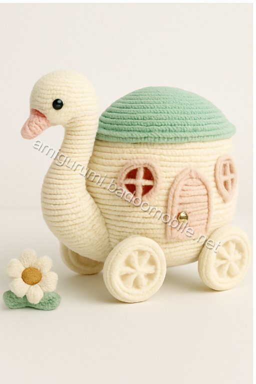 Amigurumi Swan Carriage Free Pattern