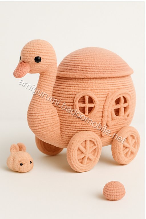 Amigurumi Swan Carriage Free Pattern