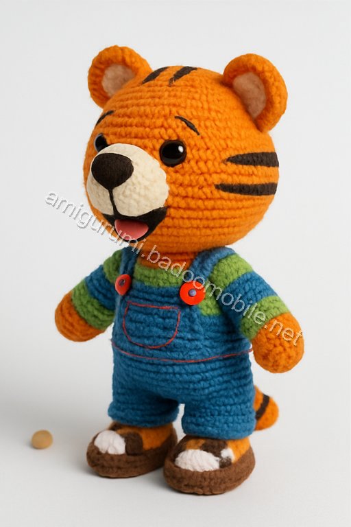 Amigurumi Tiger Gardener Free Pattern