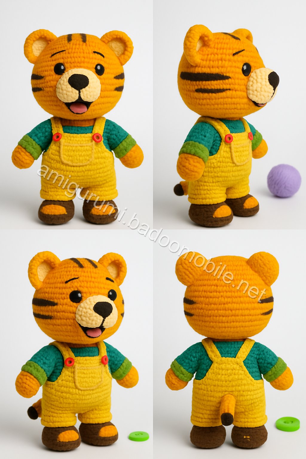 Amigurumi Tiger Gardener Free Pattern