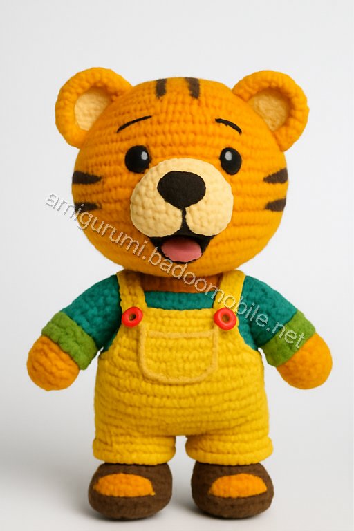 Amigurumi Tiger Gardener Free Pattern