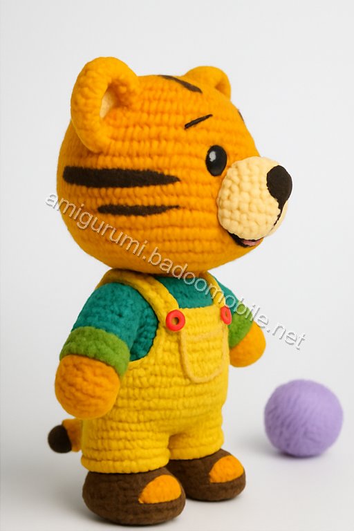 Amigurumi Tiger Gardener Free Pattern