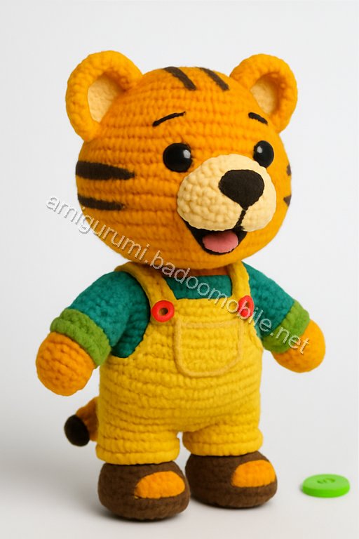 Amigurumi Tiger Gardener Free Pattern