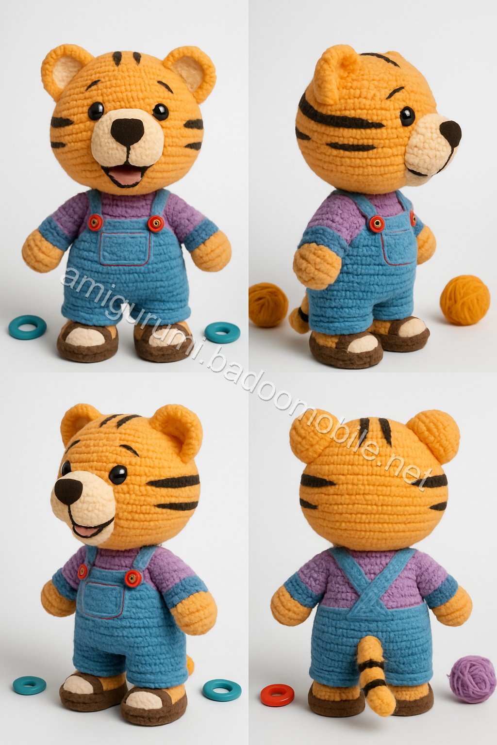 Amigurumi Tiger Gardener Free Pattern