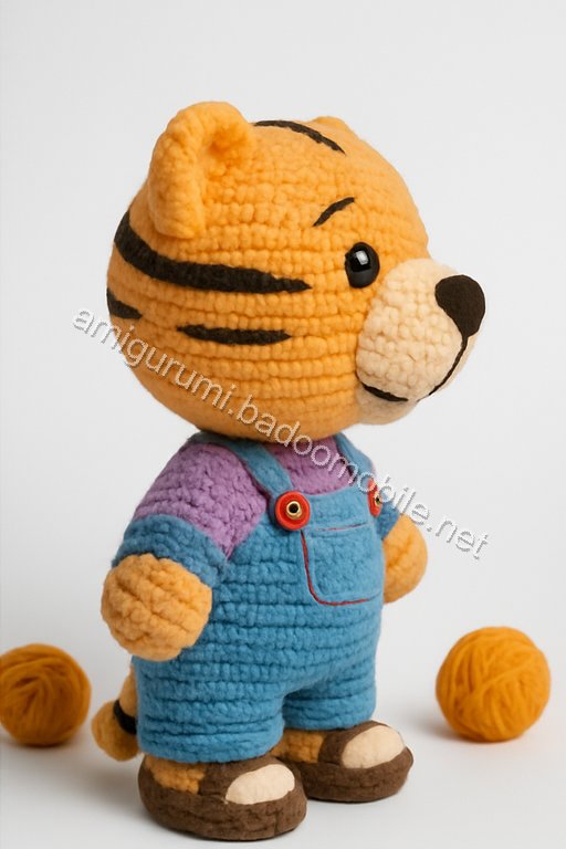 Amigurumi Tiger Gardener Free Pattern