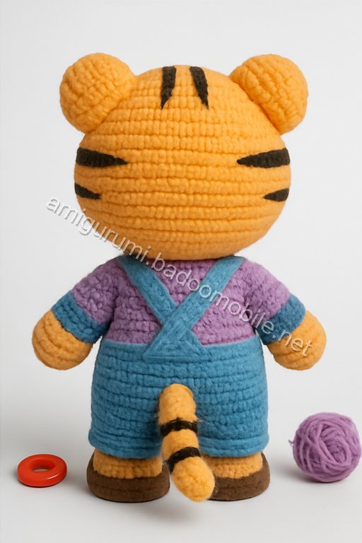 Amigurumi Tiger Gardener Free Pattern