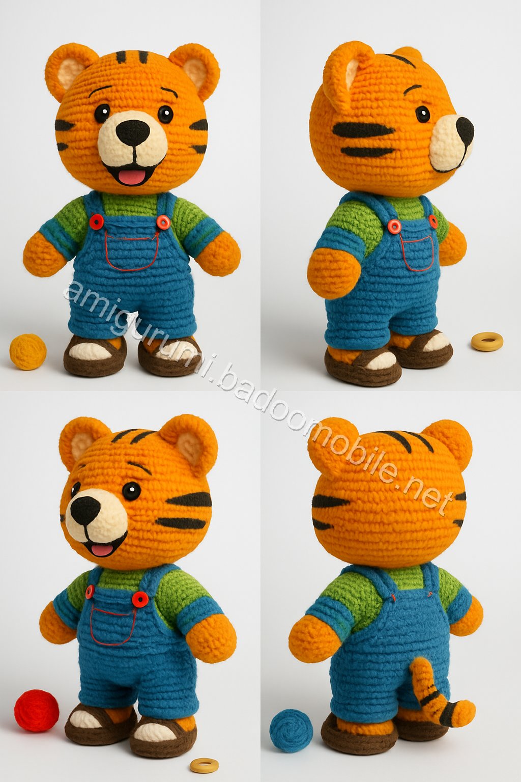 Amigurumi Tiger Gardener Free Pattern