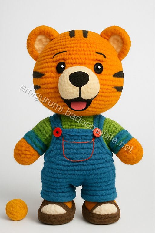 Amigurumi Tiger Gardener Free Pattern