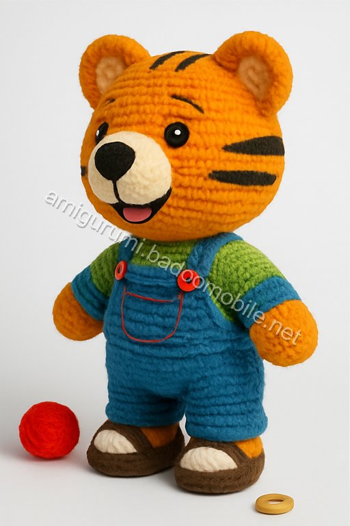 Amigurumi Tiger Gardener Free Pattern