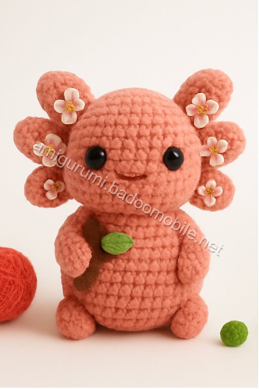 Amigurumi Velvet Axolotl Free Pattern