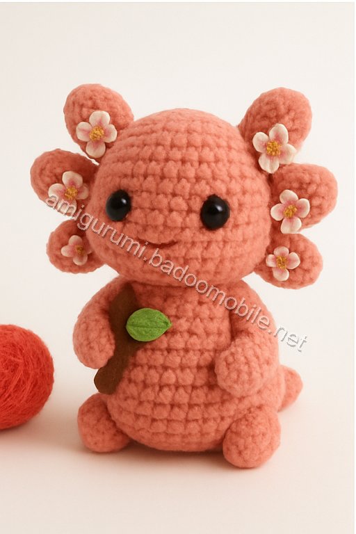 Amigurumi Velvet Axolotl Free Pattern