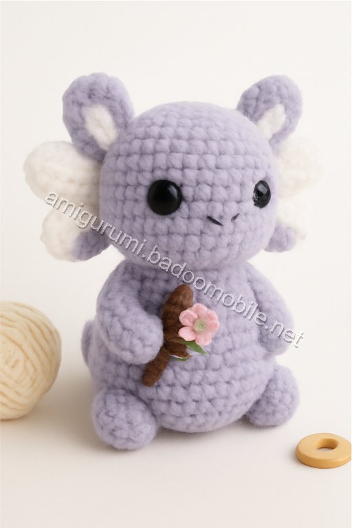 Amigurumi Velvet Axolotl Free Pattern