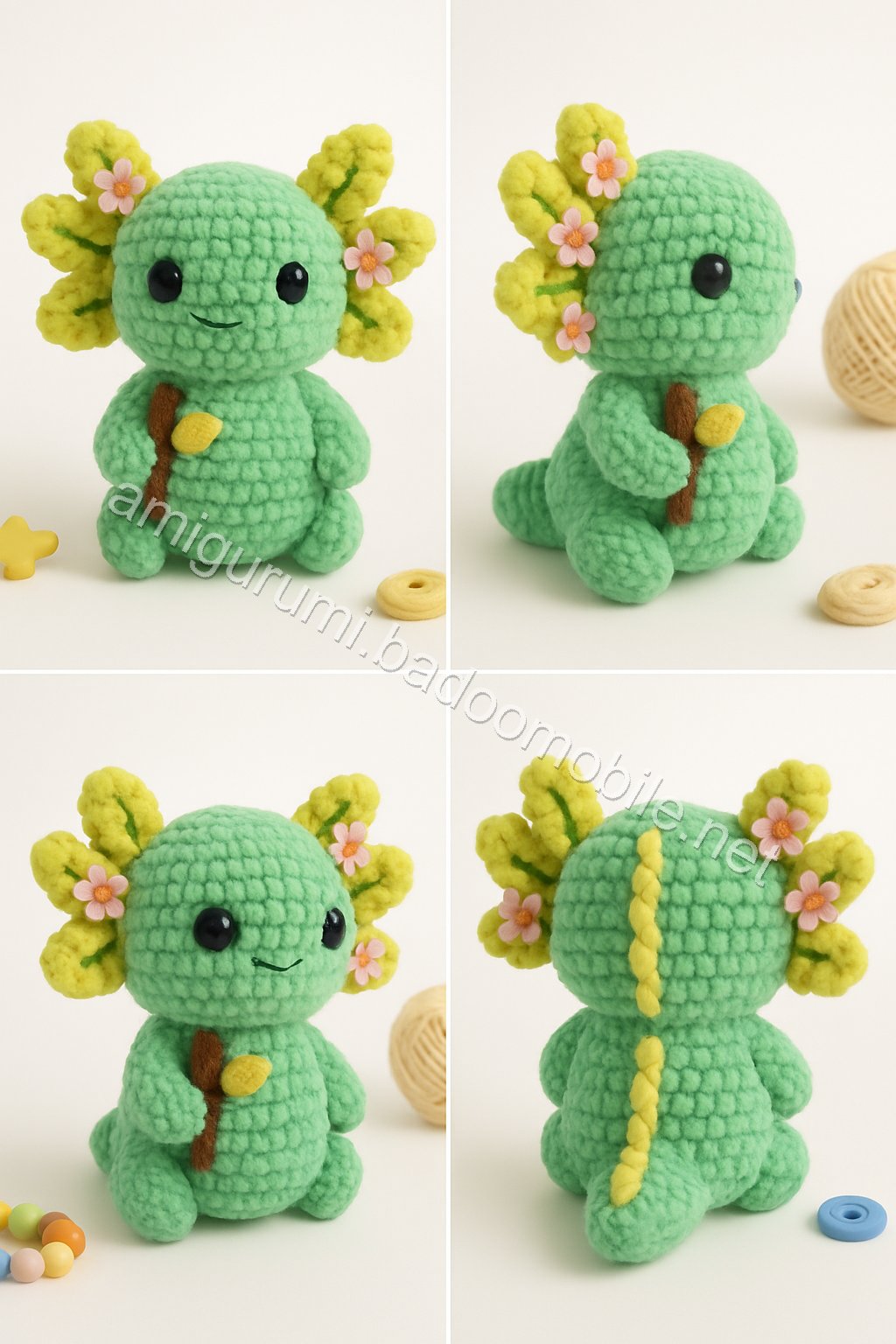 Amigurumi Velvet Axolotl Free Pattern