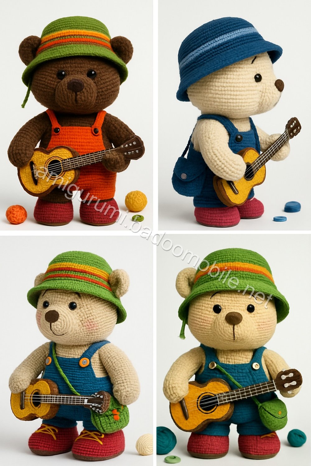 Amigurumi Troubadour Bear Free Pattern