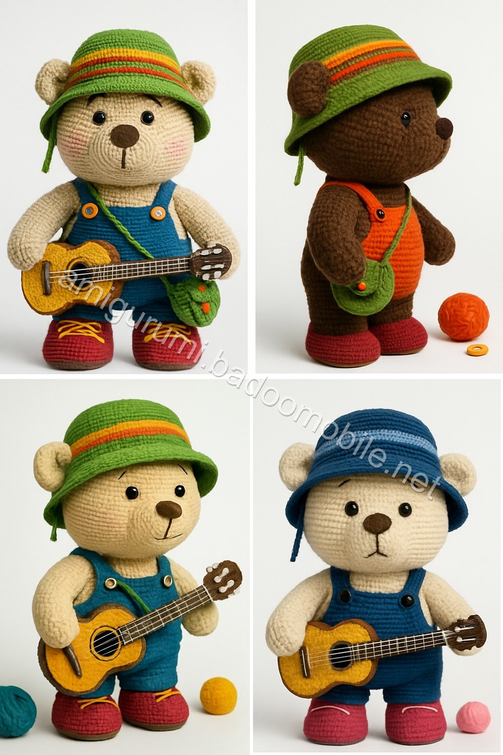 Amigurumi Troubadour Bear Free Pattern