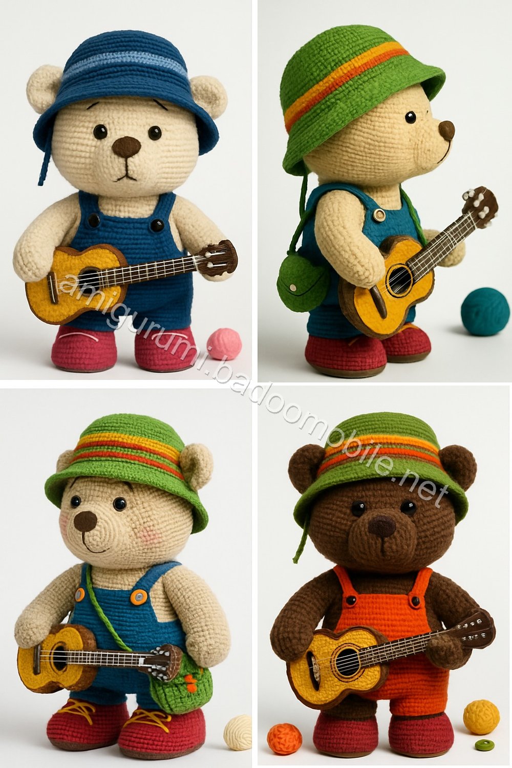 Amigurumi Troubadour Bear Free Pattern