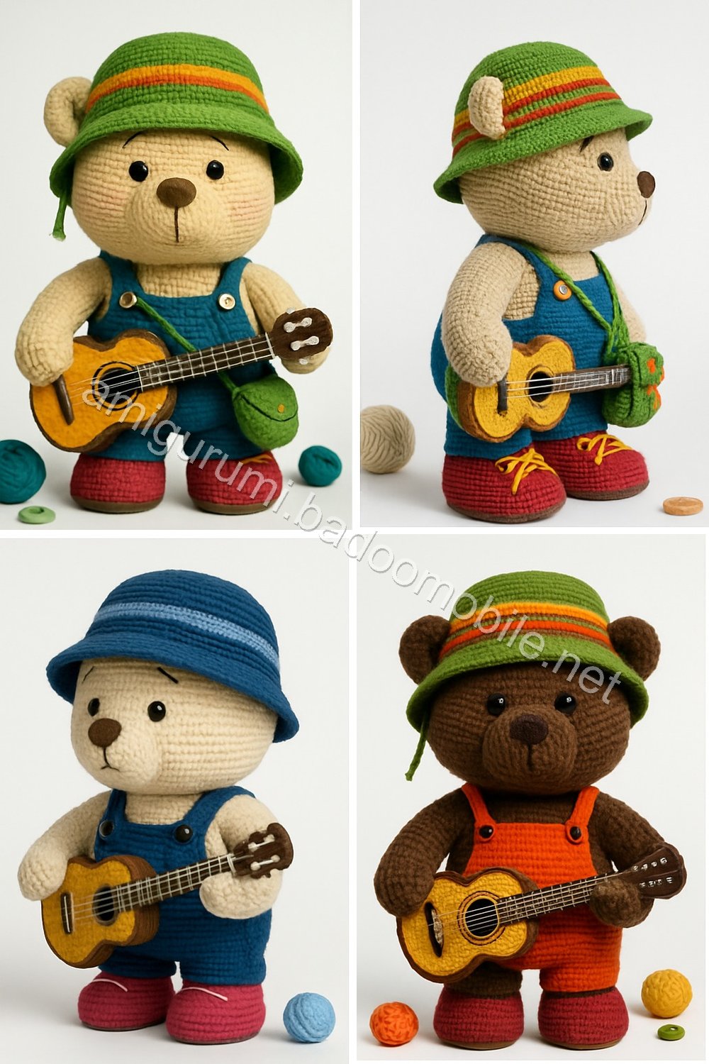 Amigurumi Troubadour Bear Free Pattern