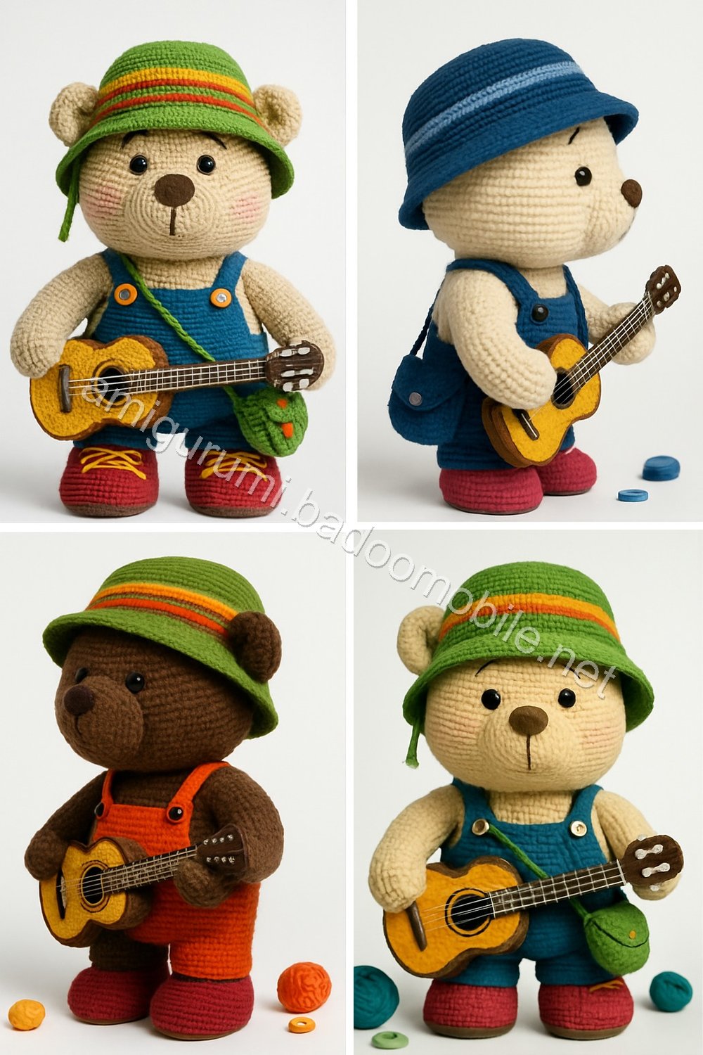Amigurumi Troubadour Bear Free Pattern