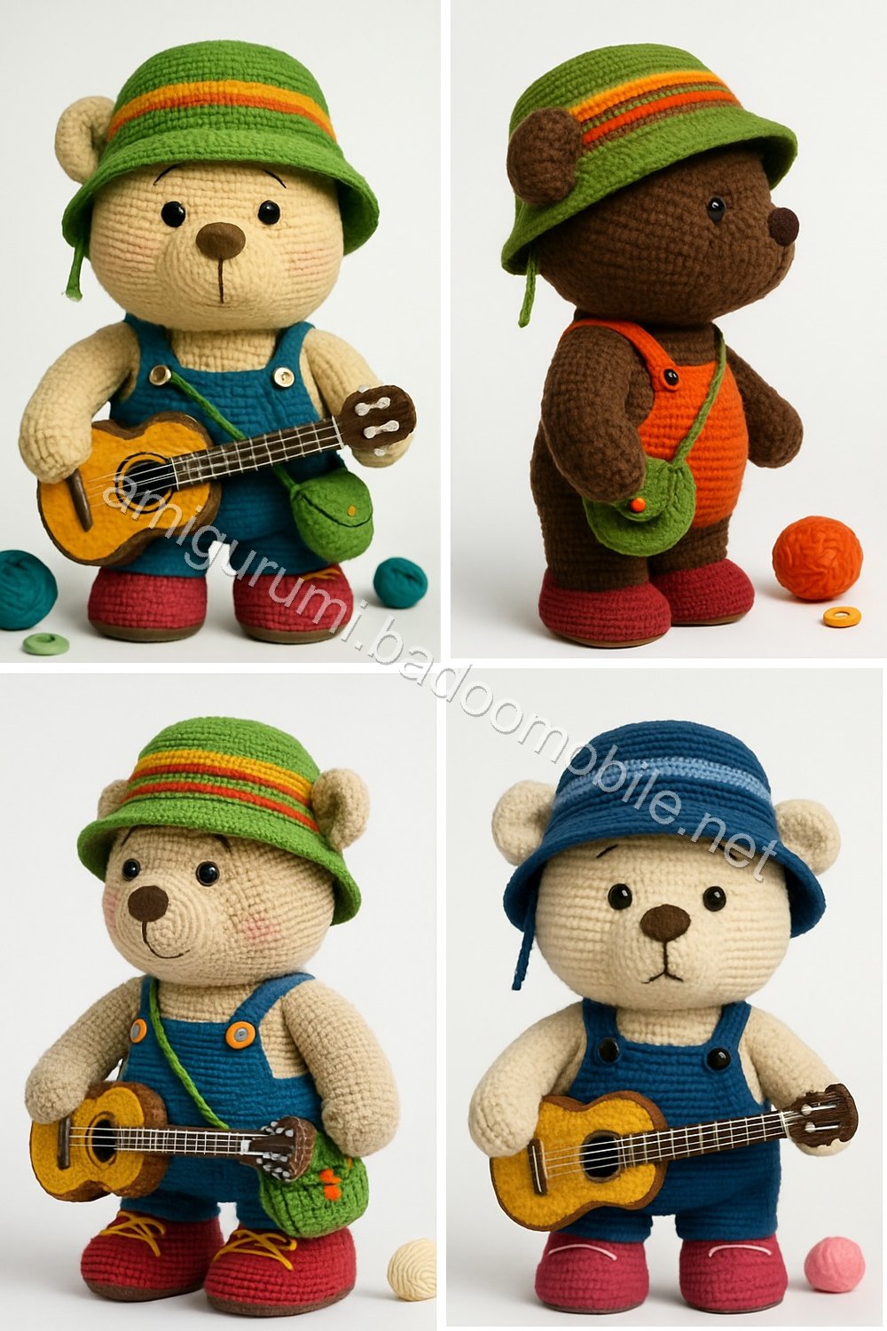Amigurumi Troubadour Bear Free Pattern