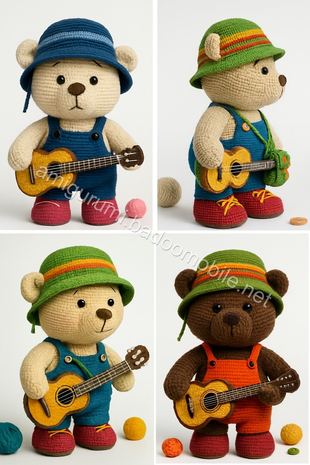 Amigurumi Troubadour Bear Free Pattern