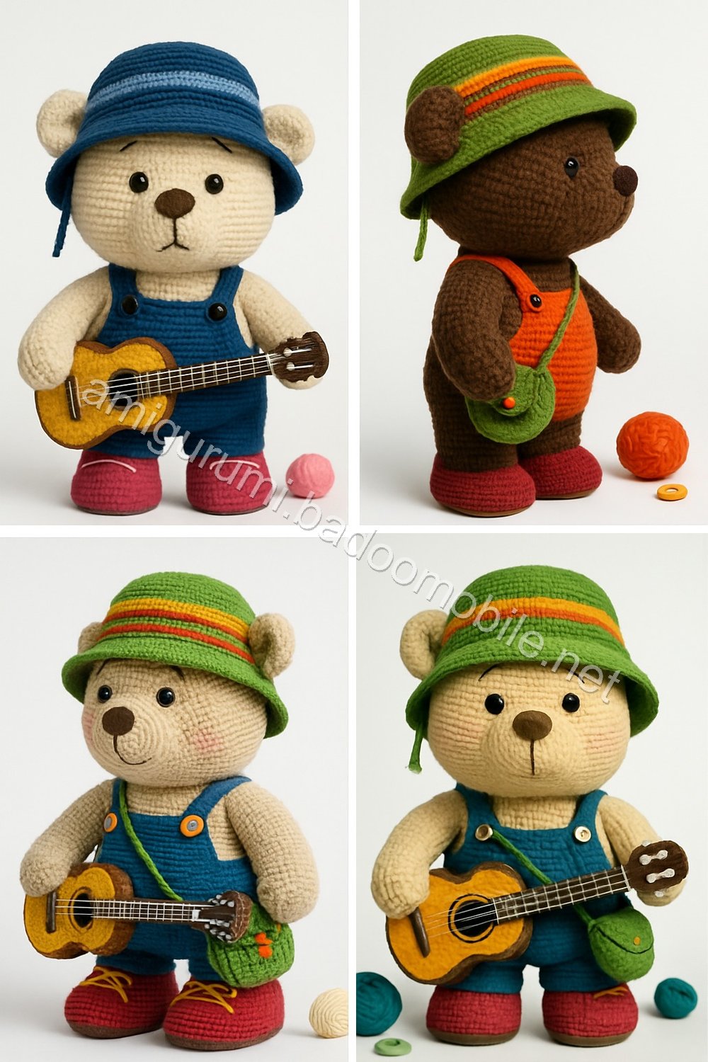 Amigurumi Troubadour Bear Free Pattern
