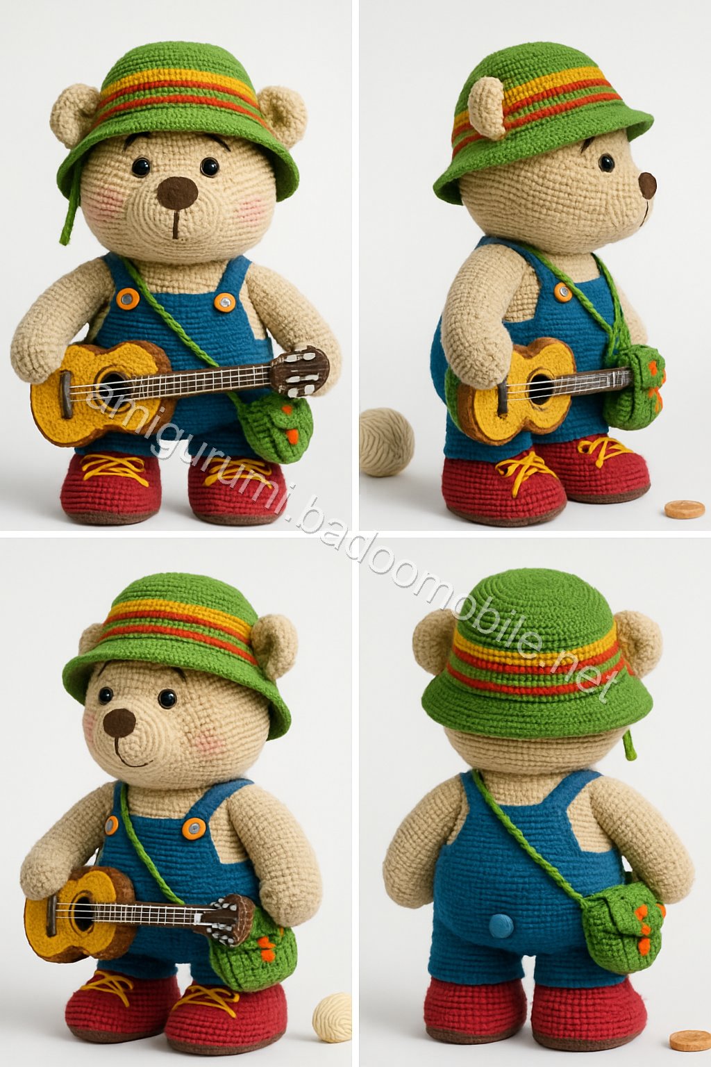 Amigurumi Troubadour Bear Free Pattern